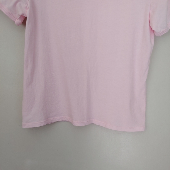 CHRLDR Franny Shoulder Pad Tee Short Sleeve T-Shirt Candy Pink - Picture 13 of 16